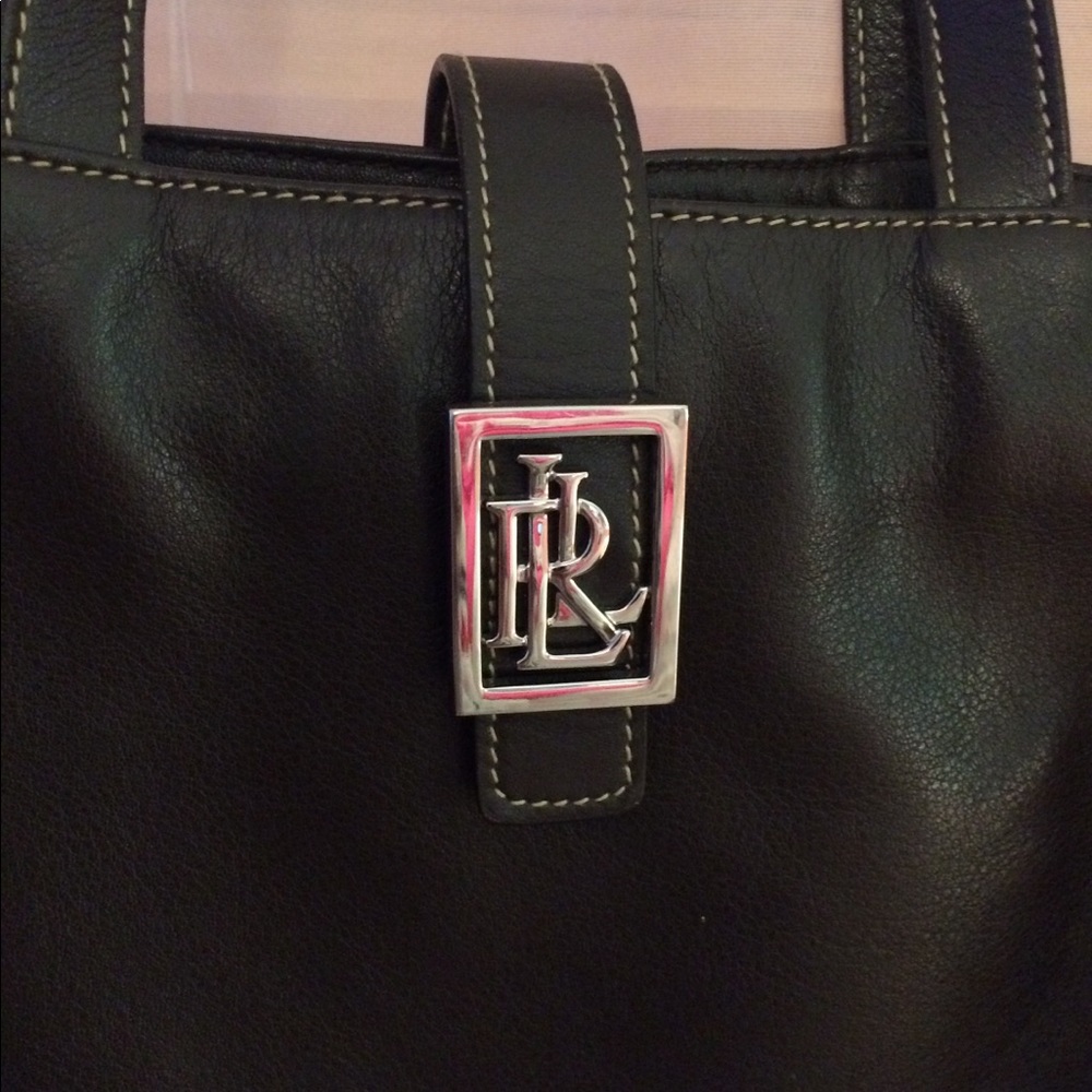 Ralph Lauren dark brown purse - Picture 2 of 5
